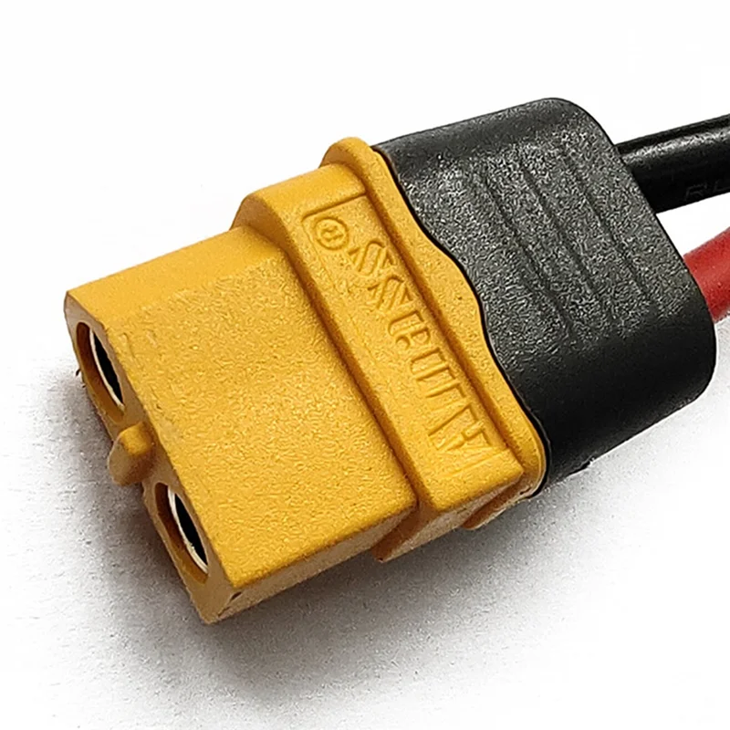 Cable de alimentación de batería de bicicleta eléctrica, controlador de batería de litio, fusible impermeable, 14AWG, Cable de descarga XT60