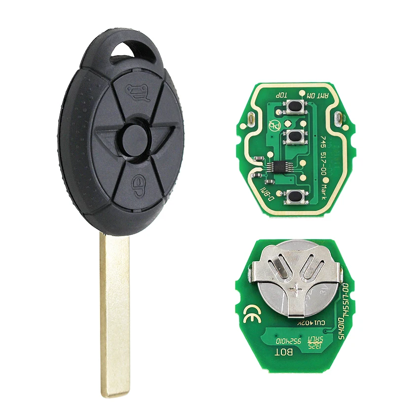 

For Bmw Old Mini Cooper EWS S R50 R53 2005-2007 3 Button EWS 315/433MHz LX8 FZV CN006013