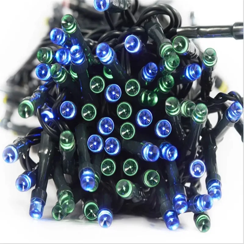 

Outdoor Solar Light Garden Warm/Purple/RGB LED Strip String Fairy Lights Solar Lamp Waterproof Garland Christmas Decor