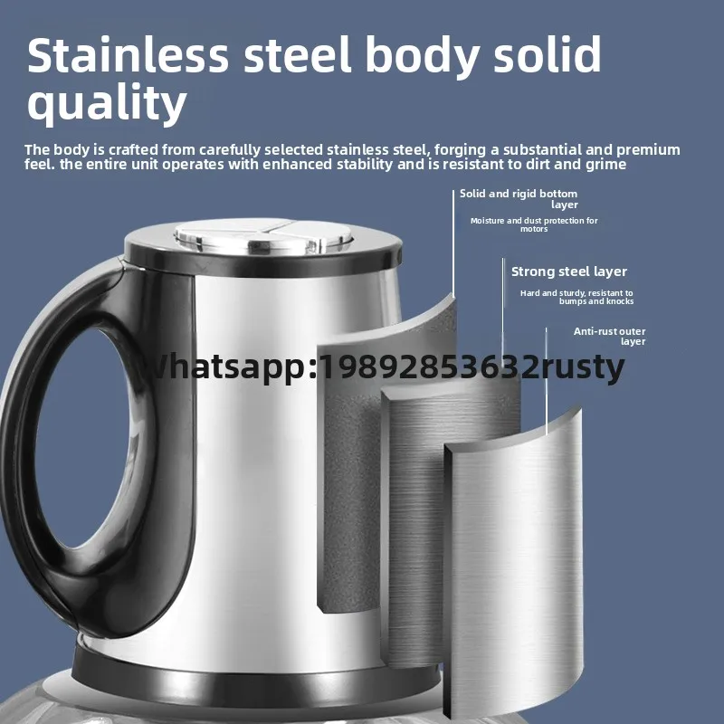 

QQ Large Capacity Three-Speed Adjustable Multi-Purpose Food Processor for Chopping Vegetables and Mixing Garlic