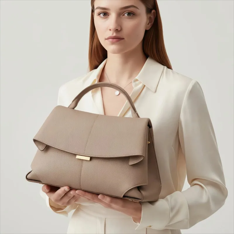 حقيبة يد نسائية جديدة عالية الجودة حقيبة يد جلدية فاخرة الملمس حقيبة كتف عصرية حقيبة سفر متعددة الاستخدامات y2k