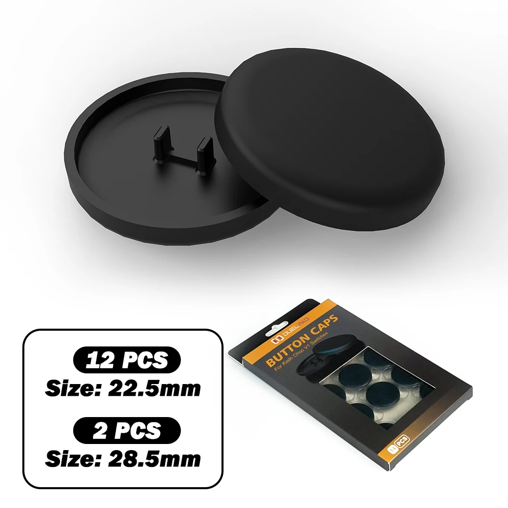 Hitbox keycaps para controlador de arcade sem alavanca hitbox botão tampas 22.5/28.5mm teclas de baixo perfil diy para interruptor kailh v1