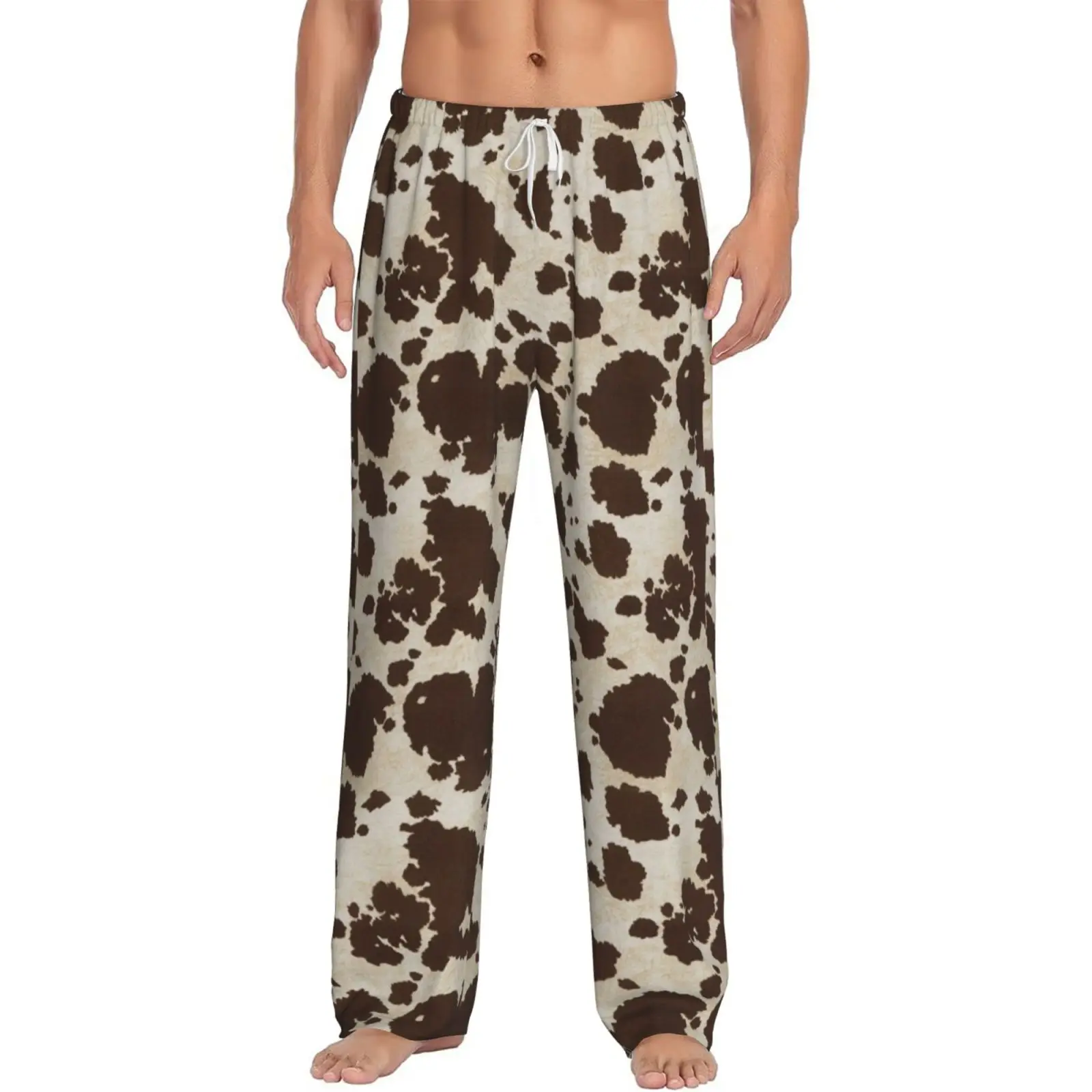 

Мужские пижамы с далматинским принтом, пижамы, брюки, брюки для отдыха, штаны для сна