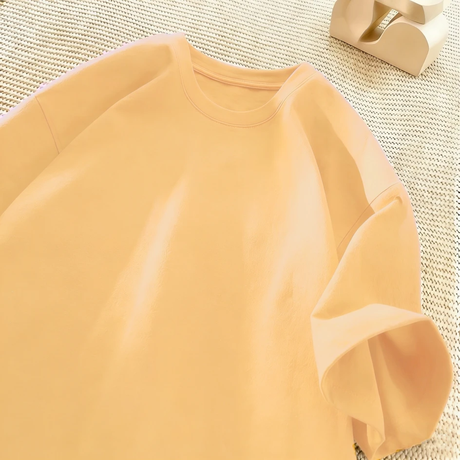Solide modische Sommer-T-Shirts für Herren, mehrfarbig, S-3XL, Baumwolle, kurzärmelig, All-Match, Basic, Sport, Streetwear, weiche, atmungsaktive Kleidung – Detail 29