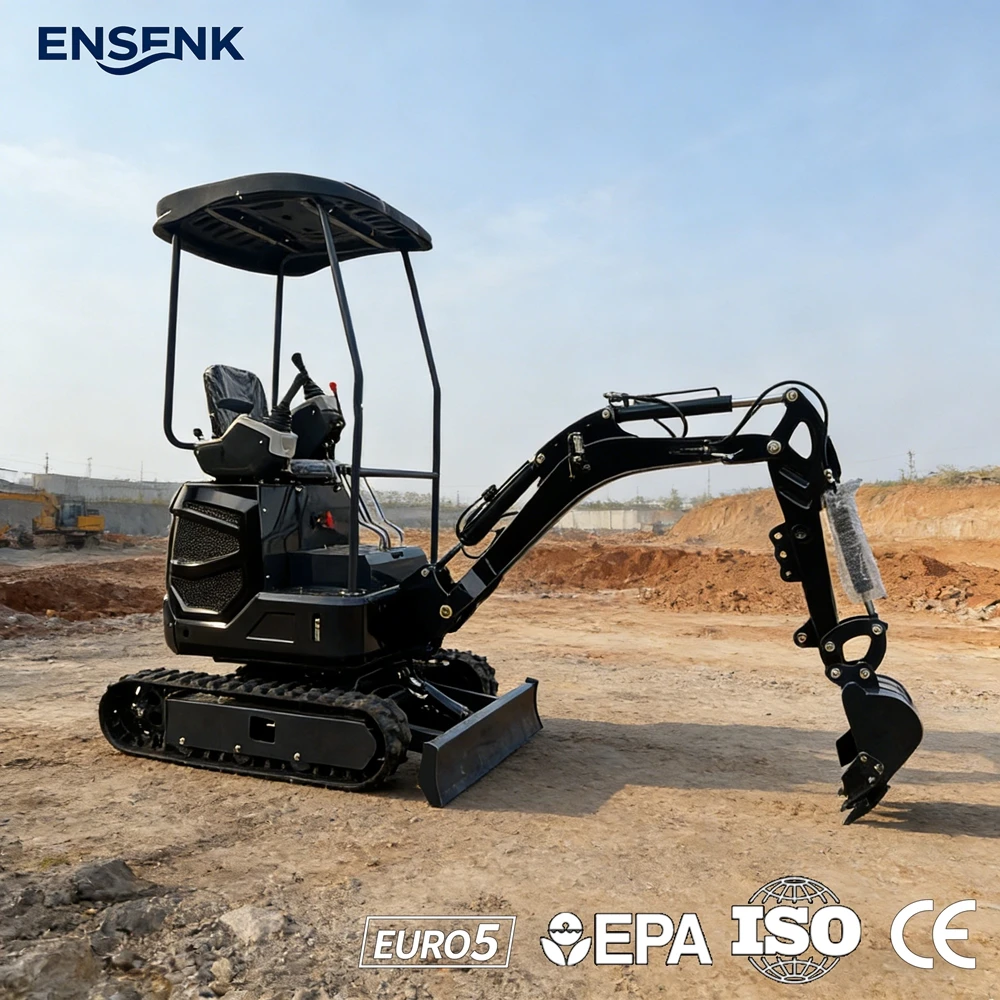 

Мини-экскаватор 0.8-2.5 тонны для сельского хозяйства и строительства, с двигателем Kubota, сертифицированный по стандартам EPA Euro 5 CE (Европа)