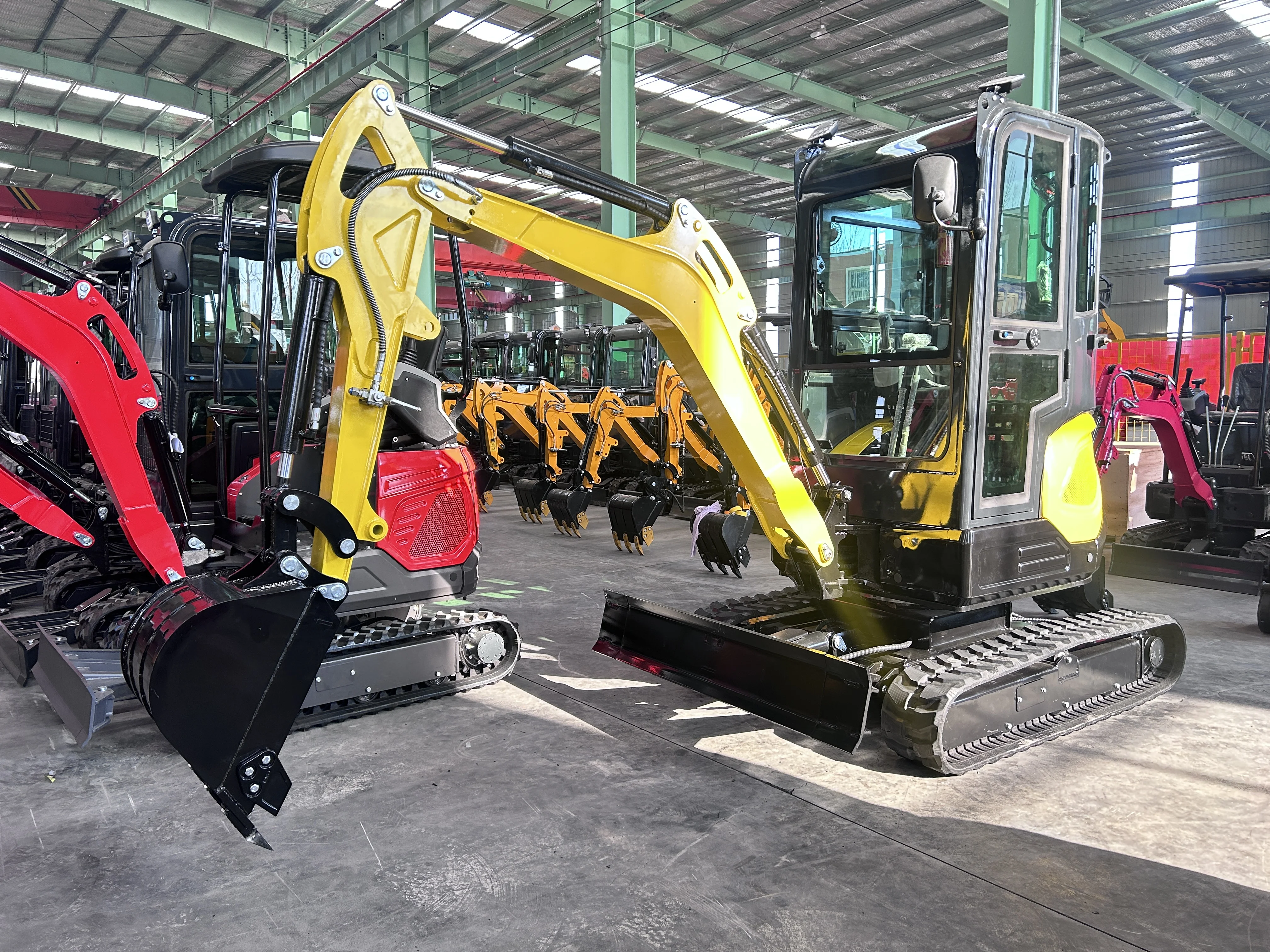 

Mini excavators are used for construction sites pastures and gardens with lightweight small excavators