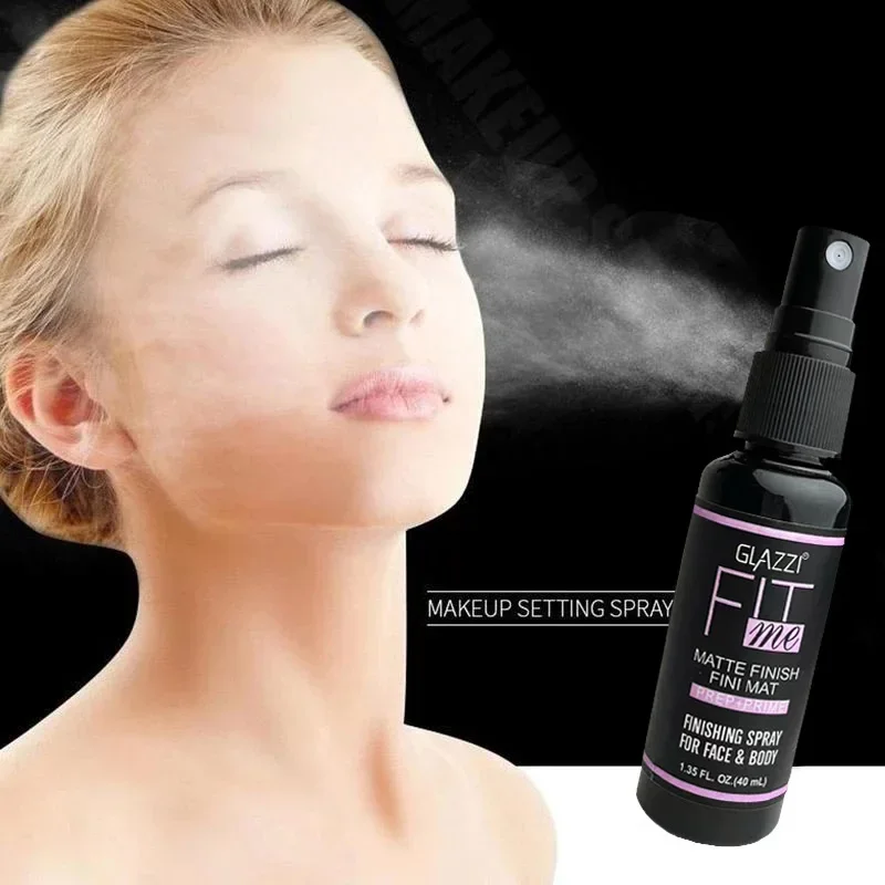 40ML make-up setting spray Langdurige make-up Snelle filmvorm Hydraterende gezichtsmatte afwerking Vloeibare spray Oliecontrole Cosmetisch