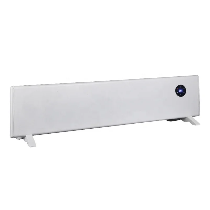 2024ใหม่2000W ห้องไฟฟ้า baseboard convector เครื่องทำความร้อน convector ที่มีนาฬิกาดิจิตอลสำหรับให้ความร้อนในห้องต่างๆ