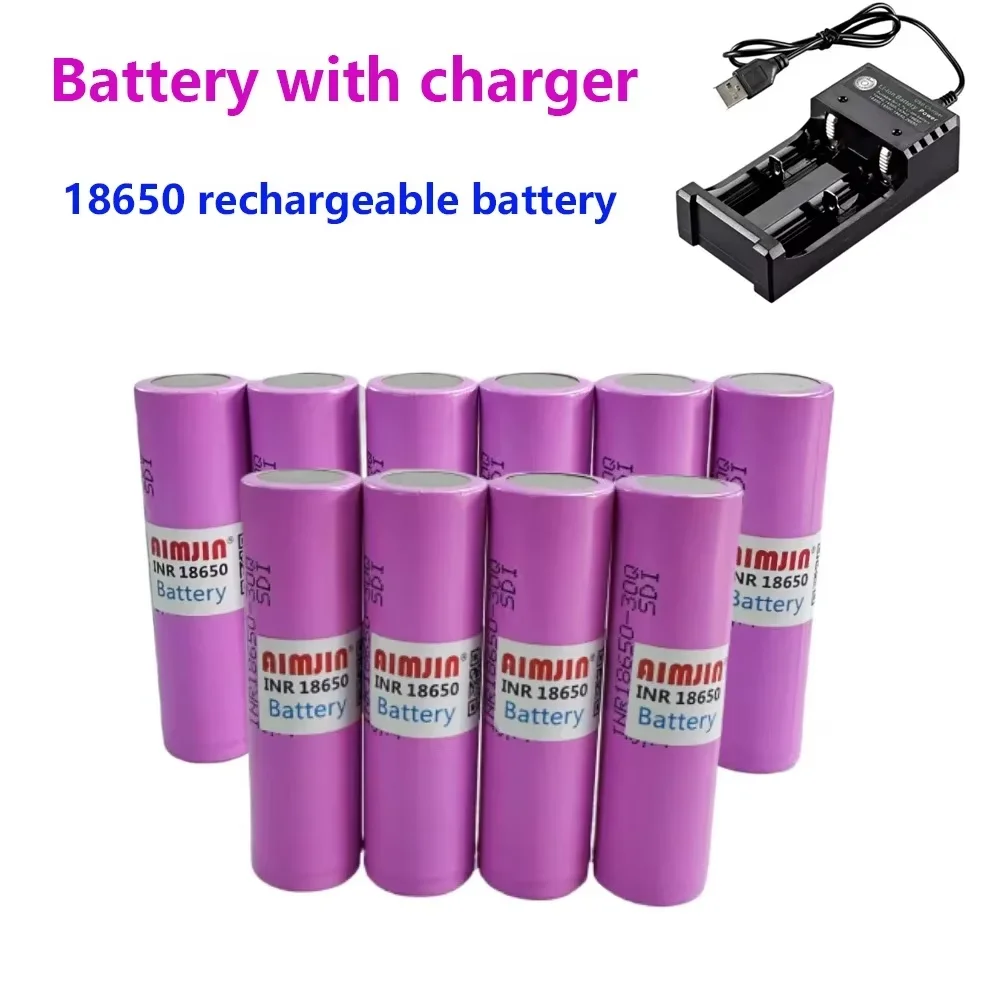 

3.7V 3000mAh rechargeable lithium-ion battery INR18650-30Q for remote control flashlights battery replacement in durable