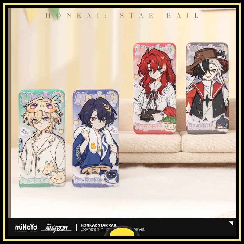 Honkai Star Rail Badge Peripheral Products Jingyuan Dr Ratio Blade Boothill Dan Heng Tin Badge Male Dormitory Series Original