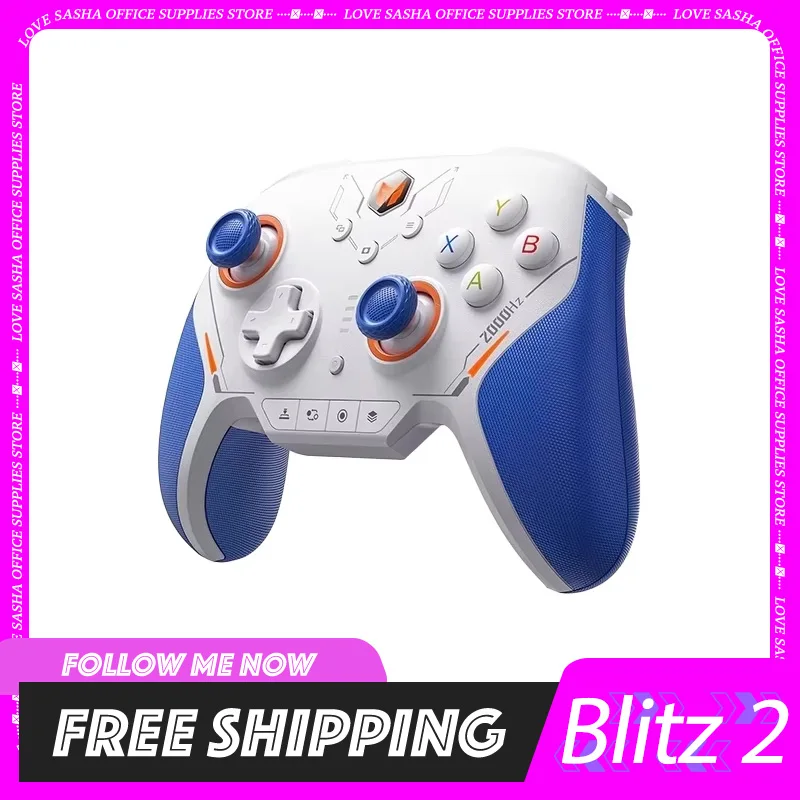 

Bigbigwon Blitz 2 Tmr Star Flash Wireless Bluetooth Gamepads Somatosensory Controllers 2000hz Customized For Ns Pc Steam Game