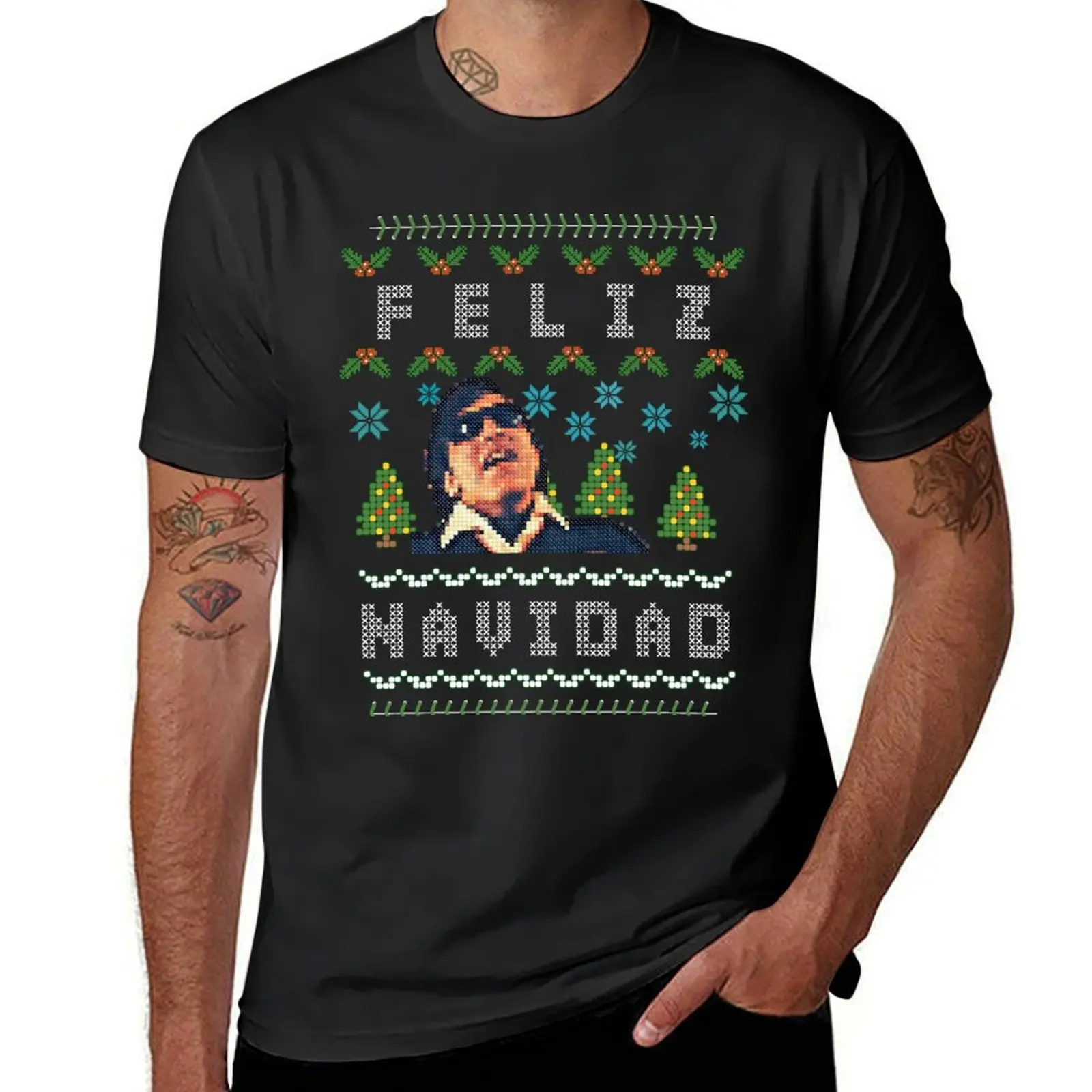 

Feliz Navidad by José Feliciano T-Shirt vintage Short sleeve tee quick drying korean fashion men clothing