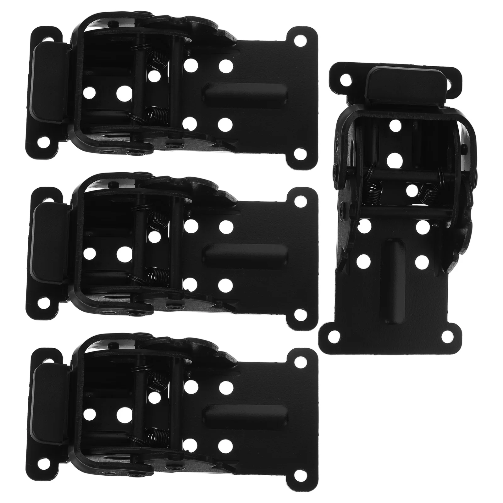 

4Pcs Folding Brackets Heavy Duty Stainless Steel Self-Locking Hinges Lock Extension Locking Legs Furniture Support