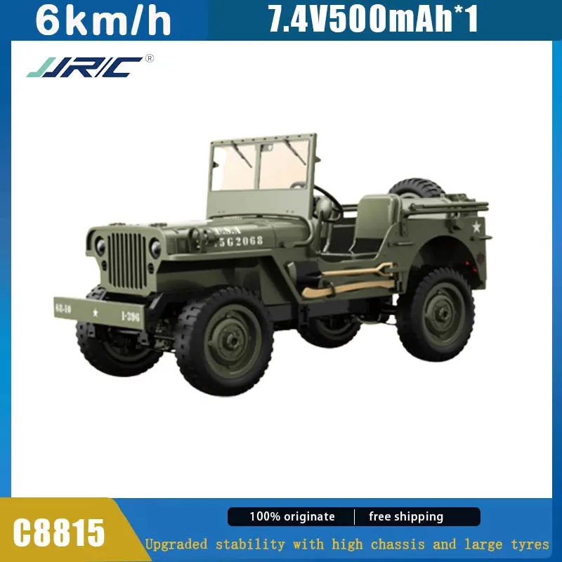 

JJRC C8815 Willys Jeep с дистанционным управлением, имитация подъема по бездорожью, высокоскоростной автомобиль, радиоуправляемая большая фотосессия