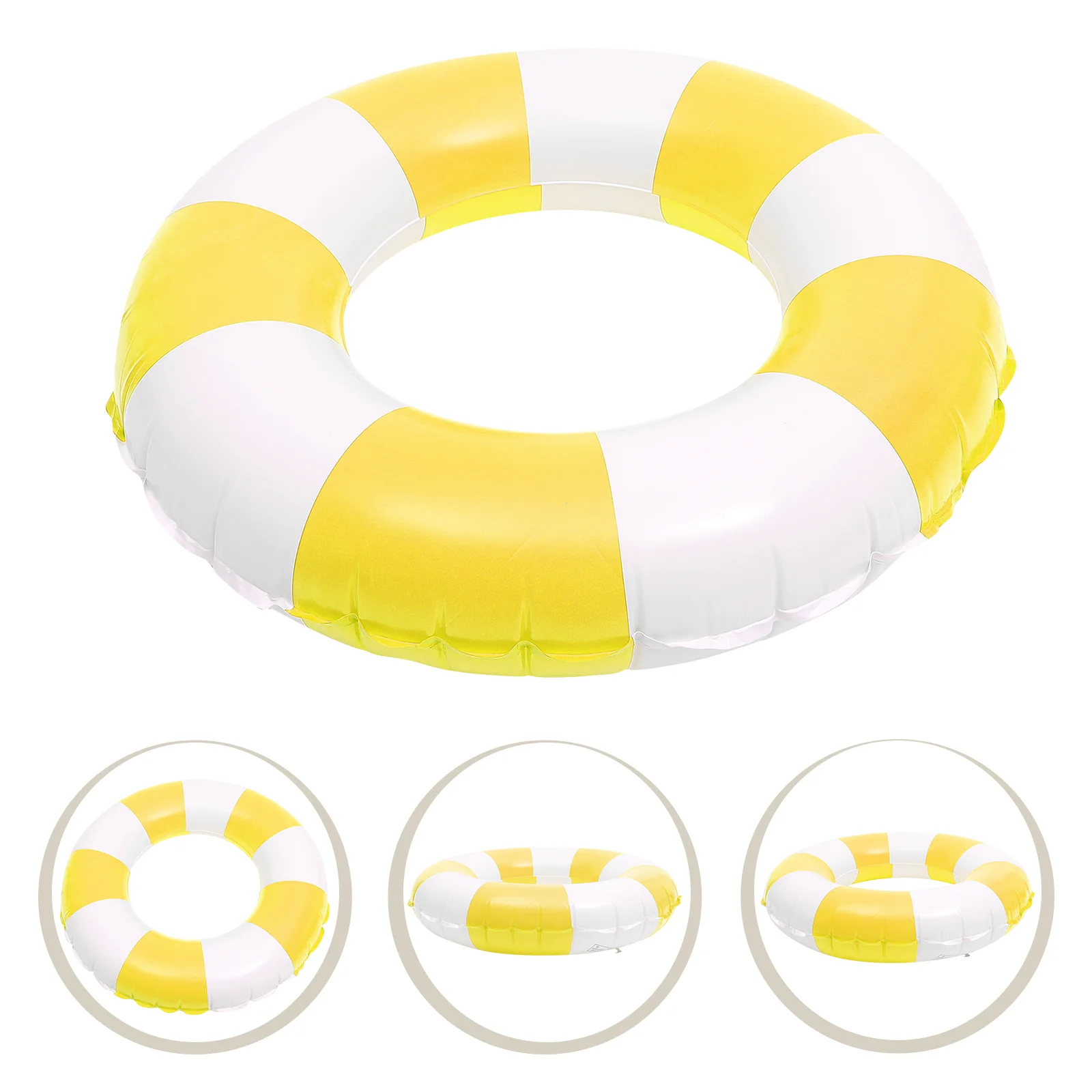 

Inflatable Swimming Ring Pool Safety Thickened Water Supplies Lifebuoy (windmill Purple 90) Child