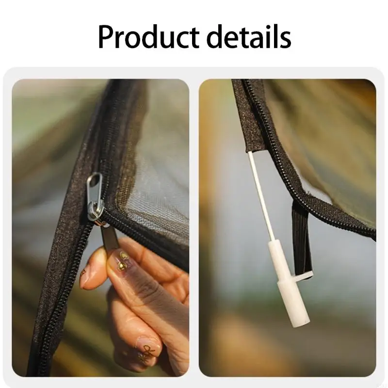 Outdoor Camping Hammock with Insect Screen for Outdoor Pause Use 55KF