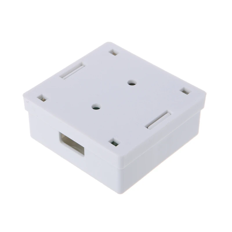 2-port Rj45 for Cat 6 Network Connector Box Cat6 Inline RJ45 Wall Coupler Jack Adapter for Desktop Extension Cable