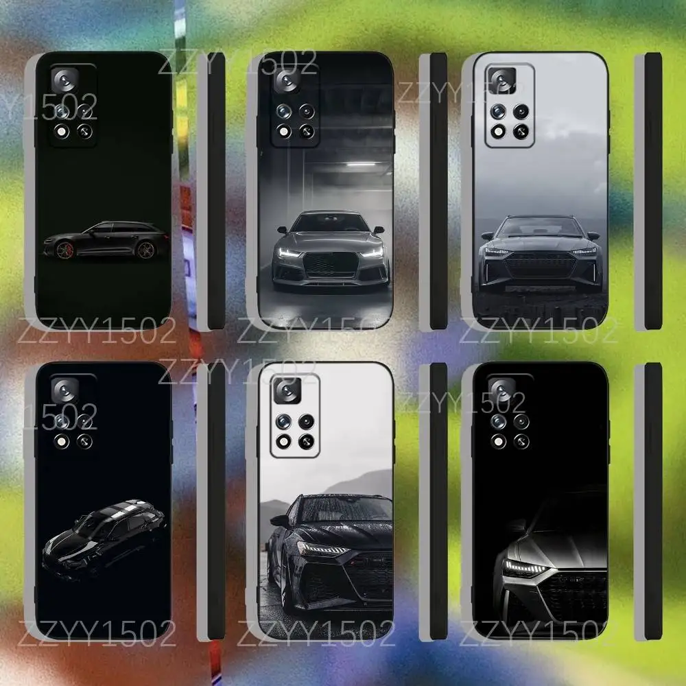

Sports Car A-Audis Rs6 Rs7 Phone Case For Samsung S25,S24,Ultra,S20,S30,Plus,S22,S23,Ultra,Plus,5G Soft Black