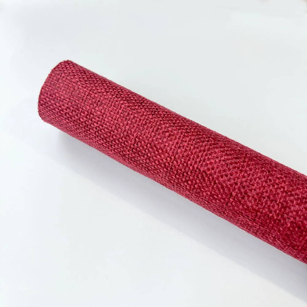 Tissu en lin auto-adhésif pour bricolage, artisanat fait à la main, emballage cadeau, doublure de ti