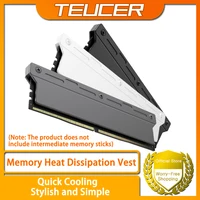 TEUCER RAM disipador térmico memoria de PC refrigeración chaleco de aluminio aplicable a memoria de escritorio DDR2 DDR3 DDR4 DDR5