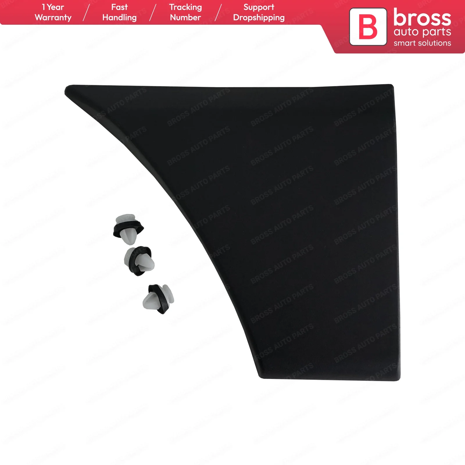 Bross BSP960 Side Door Moulding Rub Strip Rear Right 768F30004R for Renault Master MK3 NV400 Movano Made in Turkey