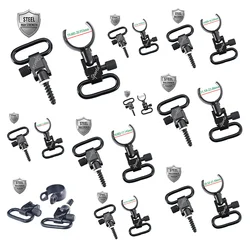 Sparta Quick Detachable Shoulder Sling Swivels Blued Steel Buckle For Most Single-Tube Hoop 1 Inch Strap Ring