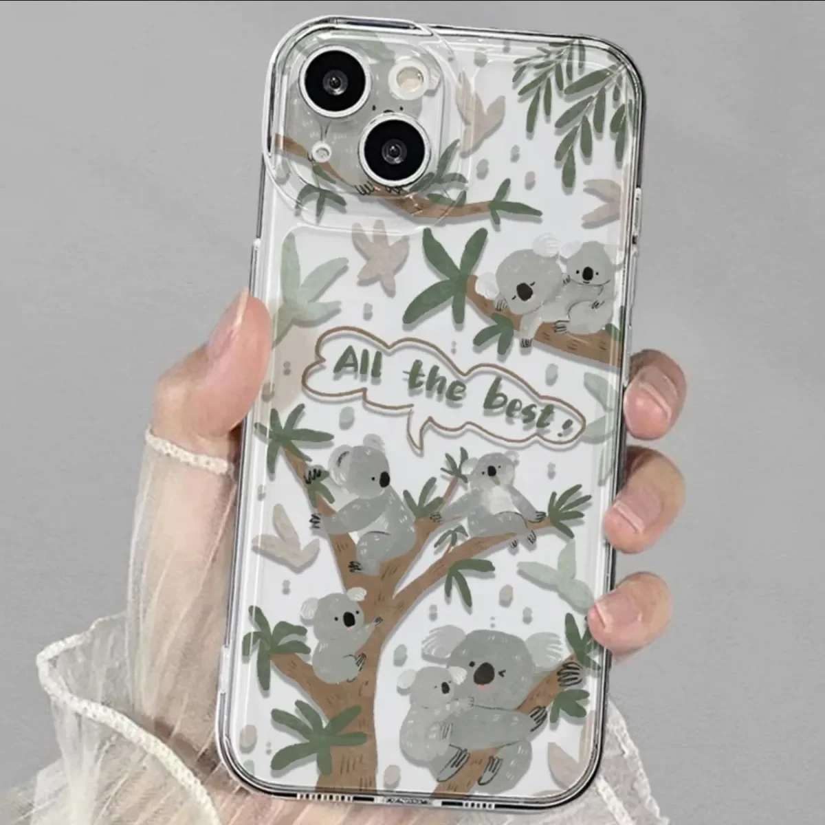 Koala Bear Cute Phone Case For Motorola Moto G9 G22 G32 G53 G30 G71 G72 G73 Edge 40 Pro Soft Transparent TPU Back Cover