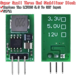 DC-DC Voltage stabilized Power Supply 5V/1A Voltage Regulator Replace TO-220 Lm7805 7805 5V Positive Voltage Regulators