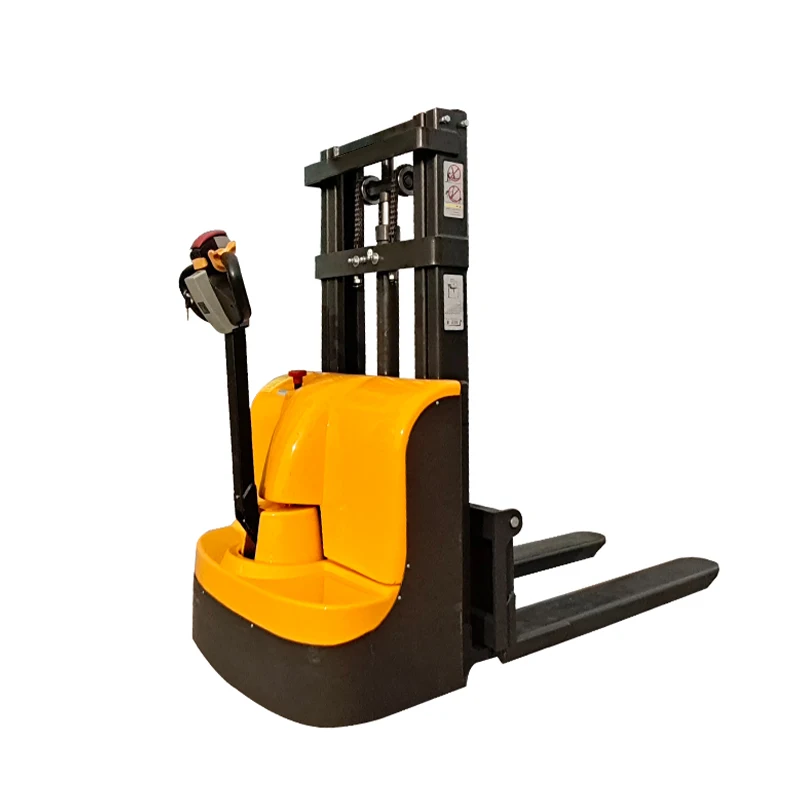 

Electric Forklift Lithium Battery Pallet Stacker 1.5ton Full Electric Walkie Forklift for Supermarket Backroom