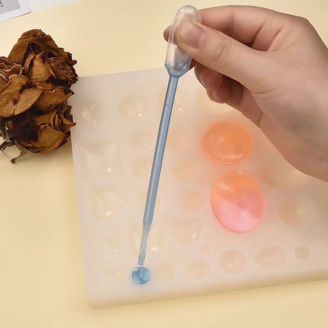 

20/50/100/200 шт. 0,2-3 мл одноразовые пластиковые пипетки-капельницы для переноса для УФ-эпоксидной смолы, силиконовые пластиковые инструменты