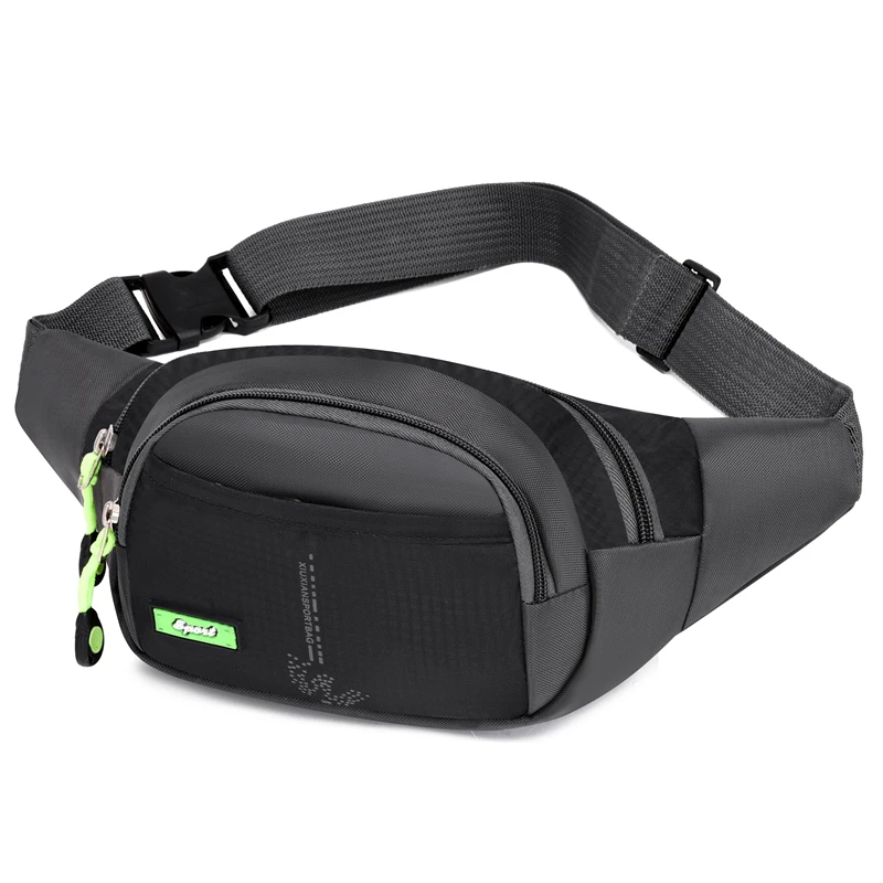 حقيبة خصر قابلة للتعديل بـ 6 ألوان - حقيبة هاتف متكاملة بنمط سحاب رياضي، ضرورية للمشي لمسافات طويلة في الهواء الطلق والجري وركوب الدراجات والداي