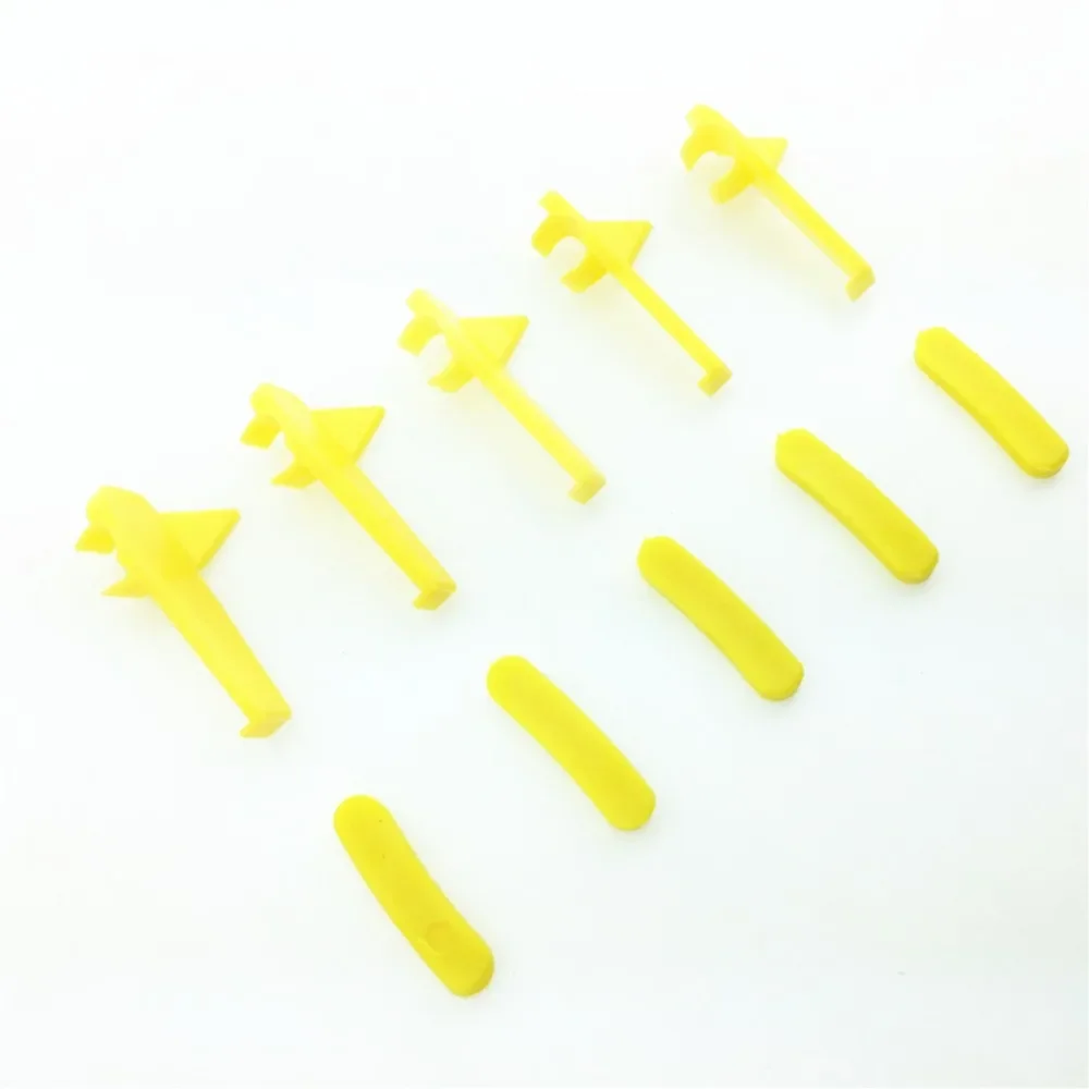 スターパッド-車の修理ツール、グリルタイヤアクセサリー、鳥の頭の形、保護パッド、せん断、5個