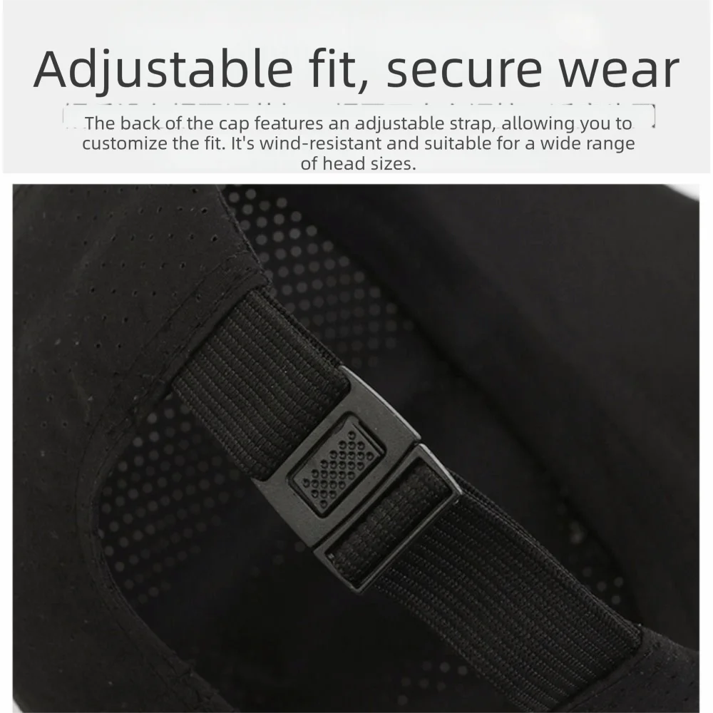 

Fashion Breathable Perforated Quick-Drying Hat Sun Protection Adjustable Summer Sun Hat Fishing Cycling Hat For Women Men