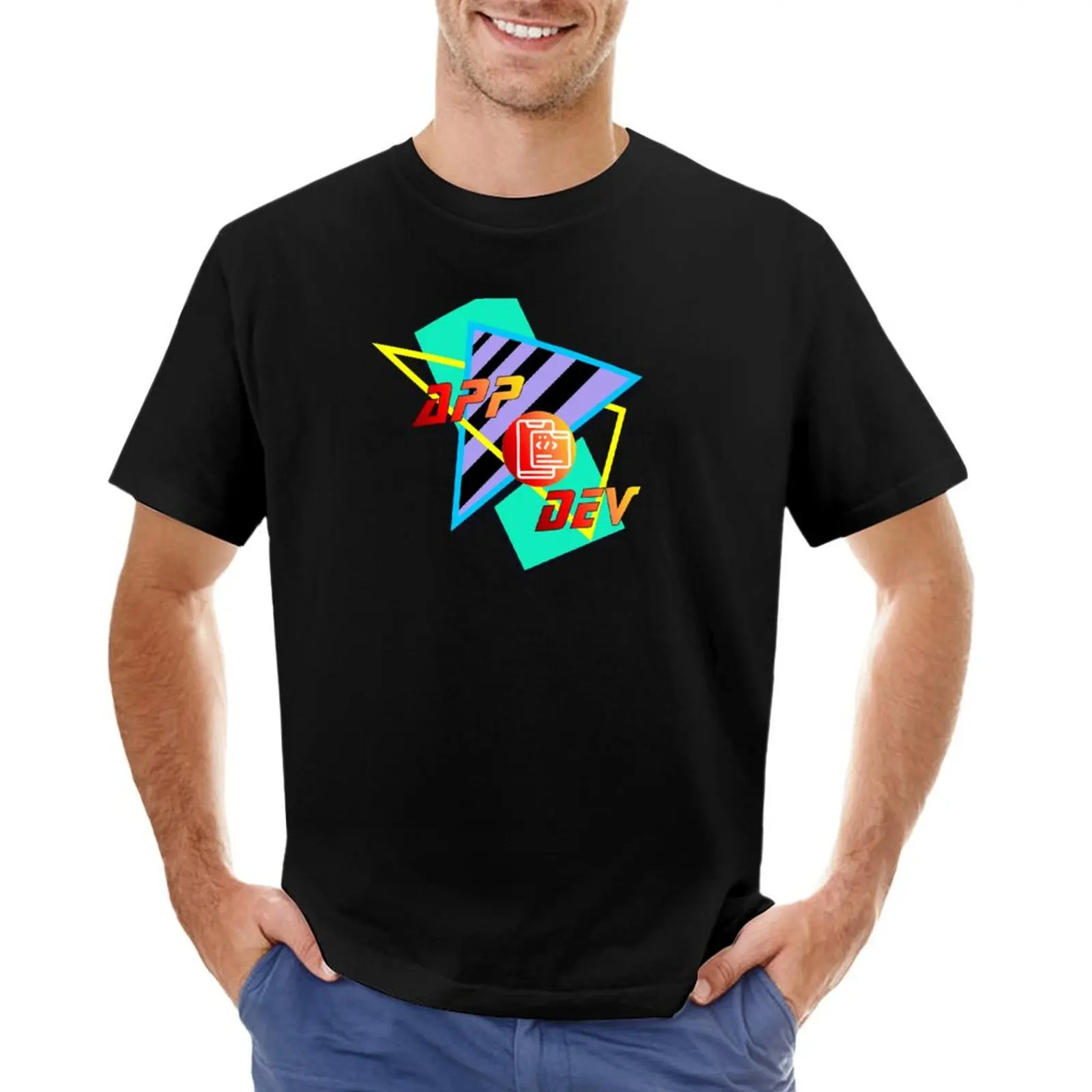 

App Dev 90's Style T-shirt Aesthetic clothing sweat men clothes