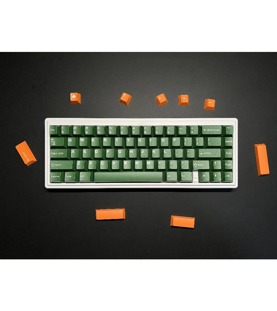 

Nuclear keycap Cherry Original factory height ABS two color keycap 163 key big leaf