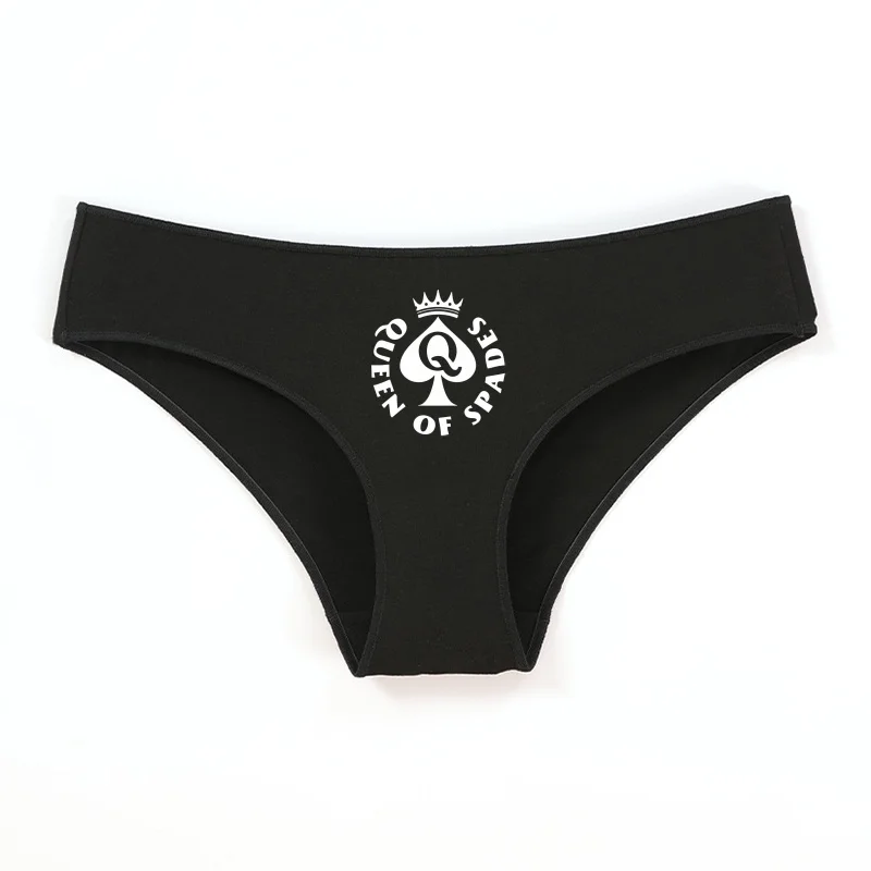 

QUEEN OF SPADES Panties for Women Cotton Underwear Plus Size Sexy Briefs Girls Breathable Soft Lingerie Female Cute Underpants