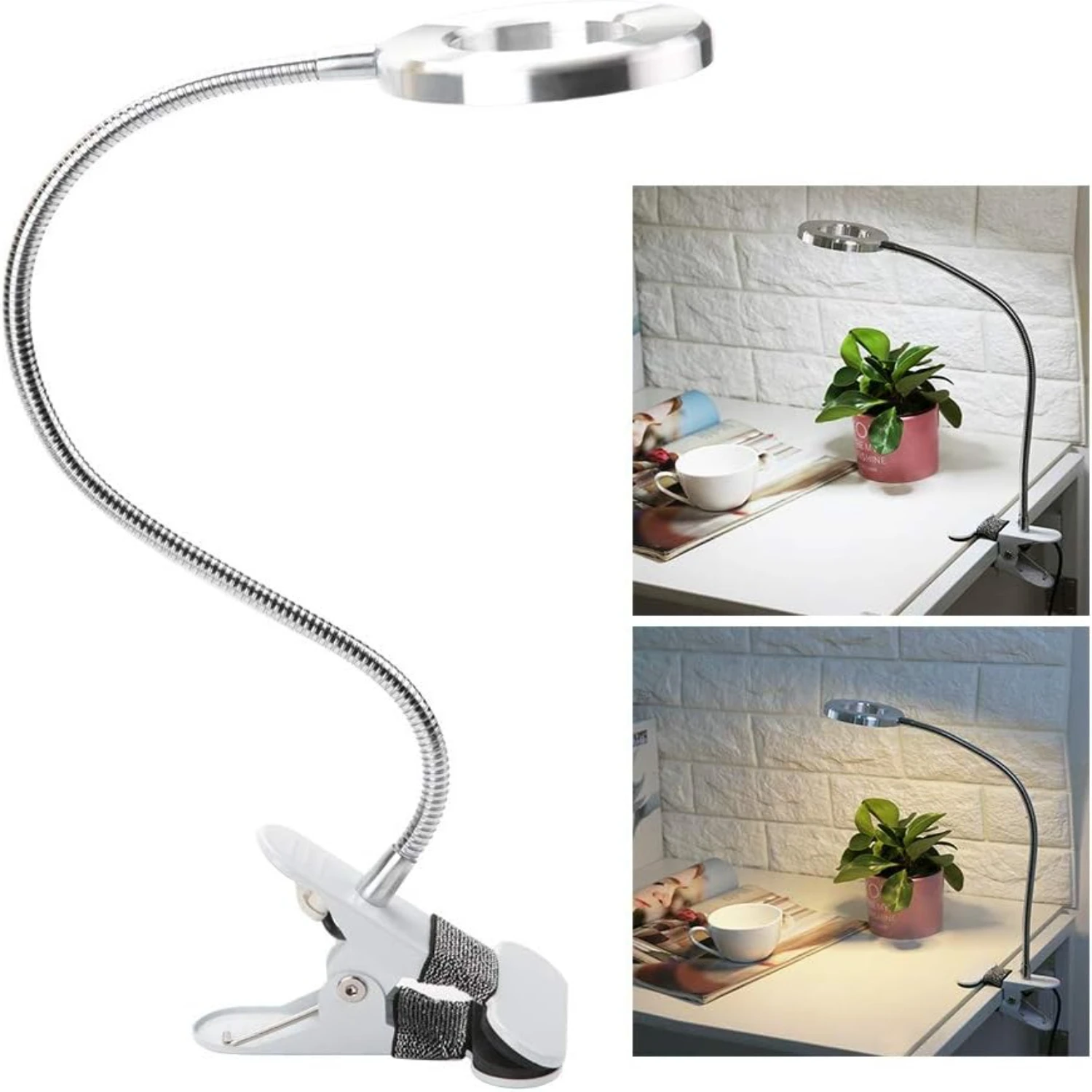 Professional versatile portable LED clip lamp for perfect illumination solution. Stylish and ideal for hobbyists, beauty salon, 