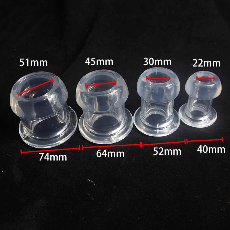 essbares gleitgel Port Hole Hollow Open Anal Butt Plug