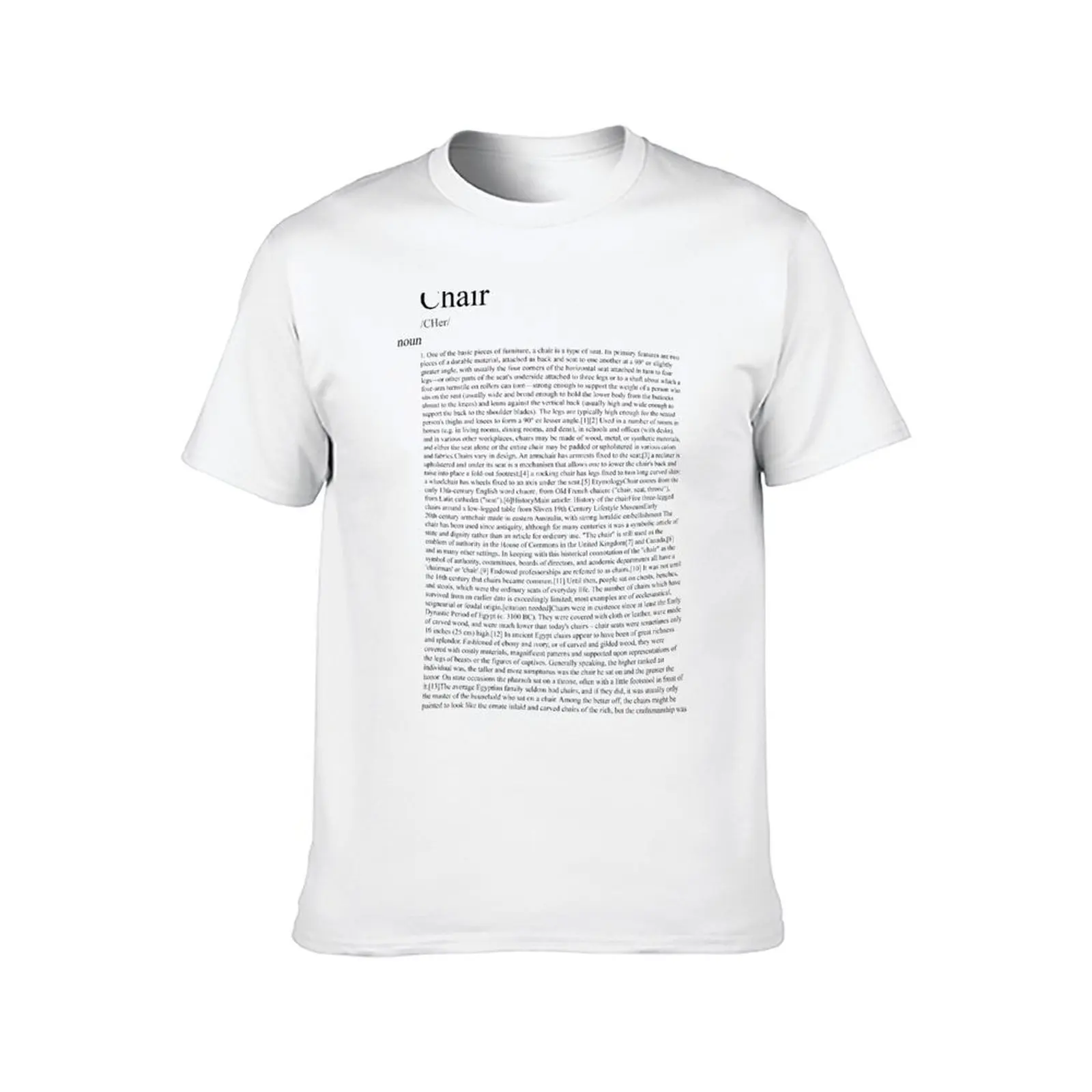 ويكيبيدي.org/كرسي تي شيرت قطن تي شيرت عالي الجودة تي شيرت رجالي للرجال تي شيرت مصمم تي شيرت #2
