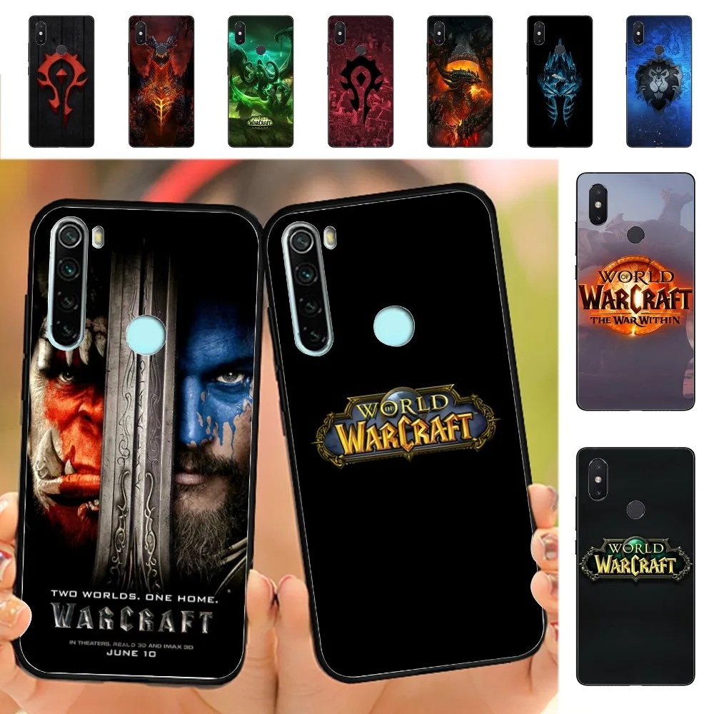 W-World O-Of W-Warcraft Phone Case For Redmi Note 4 X 5 A 6 7 8 T 9 9S 10 11 11S 11Epro Poco M3 Pro