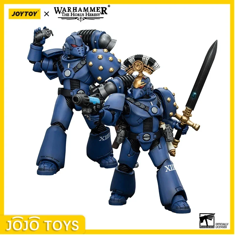 JOYTOY 1/18 Warhammer The Horus Heresy Action Figure MK VI Tactical Squad Legionary and Sergeant Movable Figurine Model Toy Gift