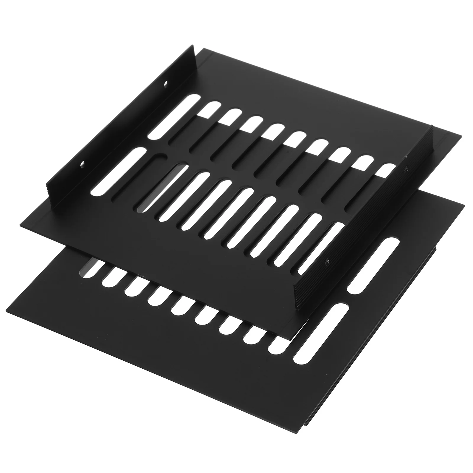 

2Pcs Aluminum Alloy Wardrobe Ventilation Grille Square Mesh Shoe Cabinet Air Vent Shoe Cabinet Air Vent Grille