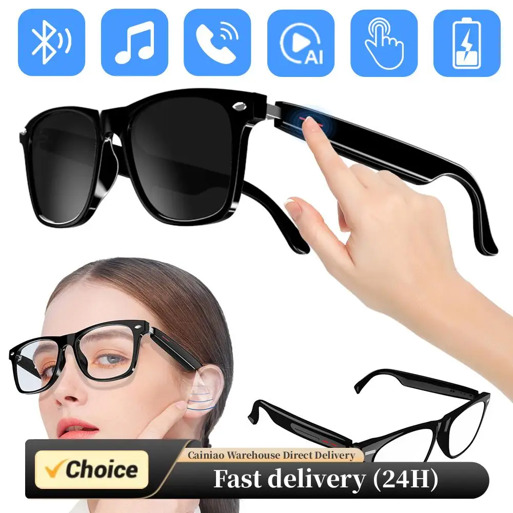 

Очки для камеры, очки для удаленной съемки, аудиоочки BT, микрофон и динамики с открытым ухом, спортивные очки на открытом воздухе с камерой для женщин и мужчин