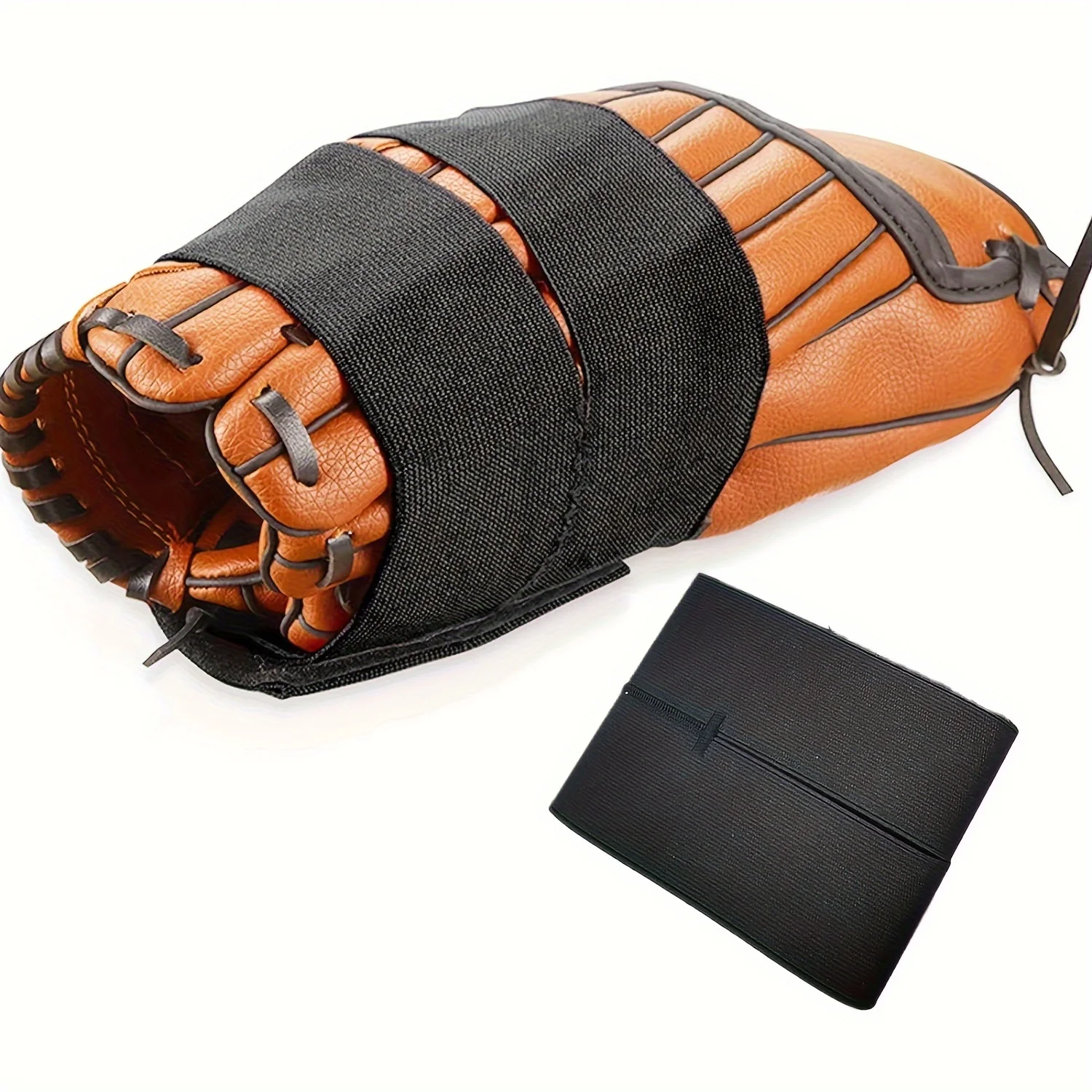 Glove Wrap, Softball and Baseball Glove Strap, Replace of Using Steam,  Quickly Keep The Pocket Formed, Easy Quick to Put On and