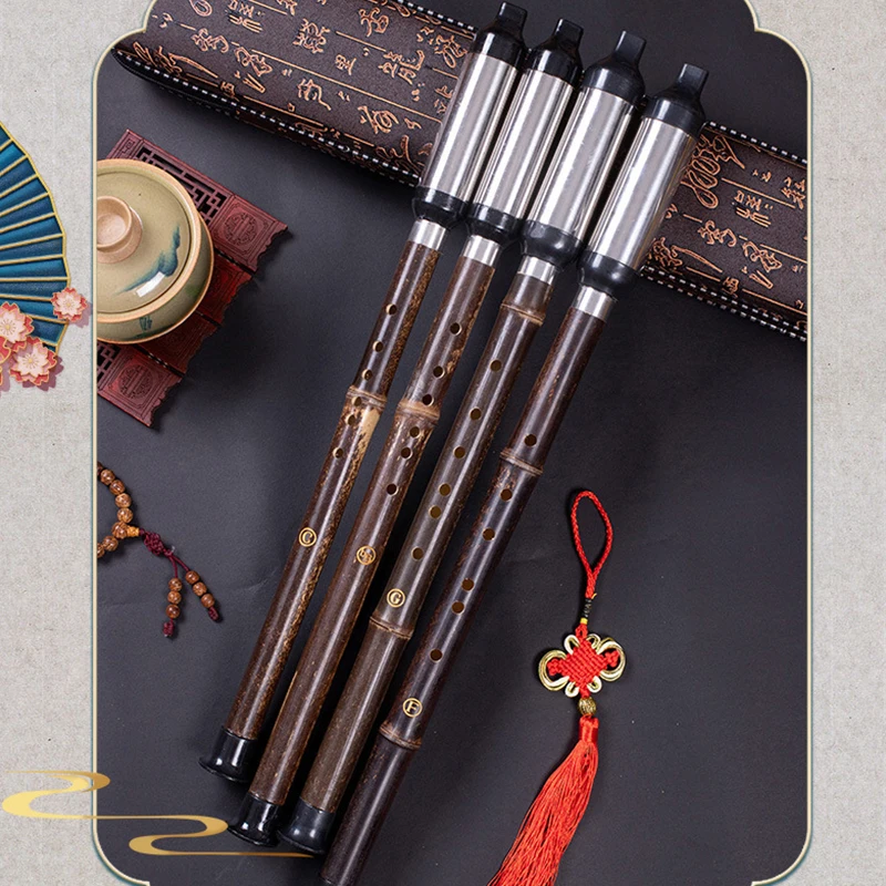 Chinese Ethnic Instrument Bamboo Bawu Pipe Bawu Flute G/f/c Tone Learning Style of Blowing Bau Traditional Musical Instrument