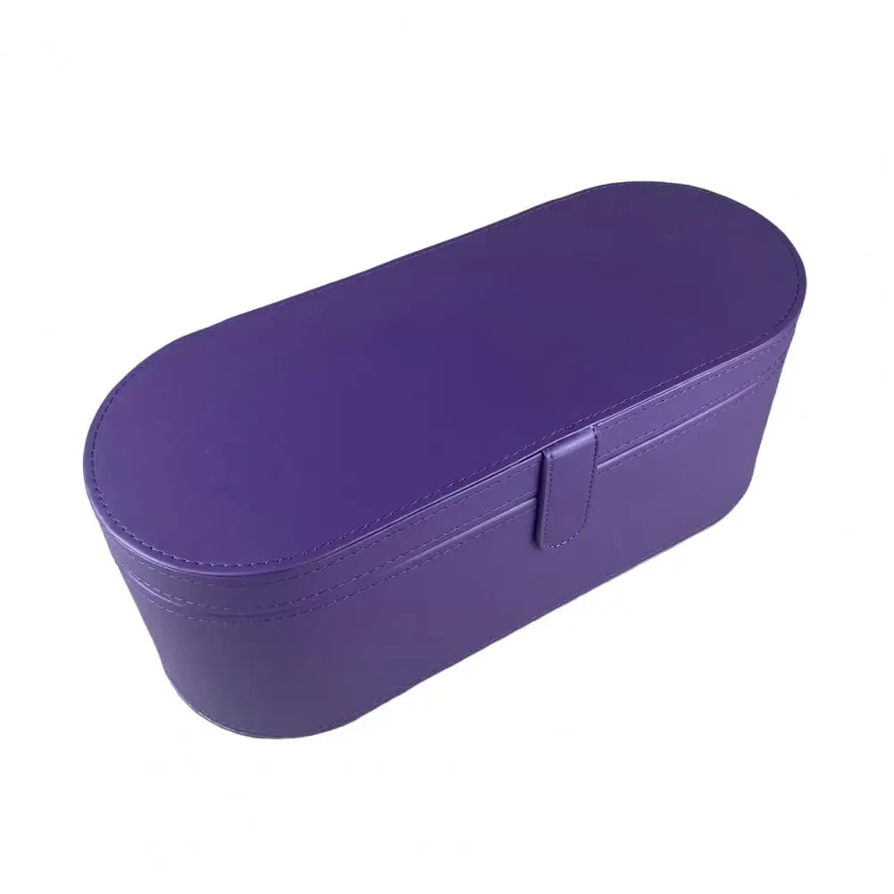 5 in 1 Travel Hair Dryer Case Storage Protection Dustproof Organizer Box for Dyson Supersonic Hot PU Leather Hair Dryer Portable