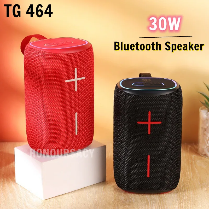 TG464 Outdoor Protable Wireless Bluetooth Lautsprecher Dual Lautsprecher Bluetooth 5,3 Subwoofer Mit RGB Unterstützung FM/TF Karte/USB Disk