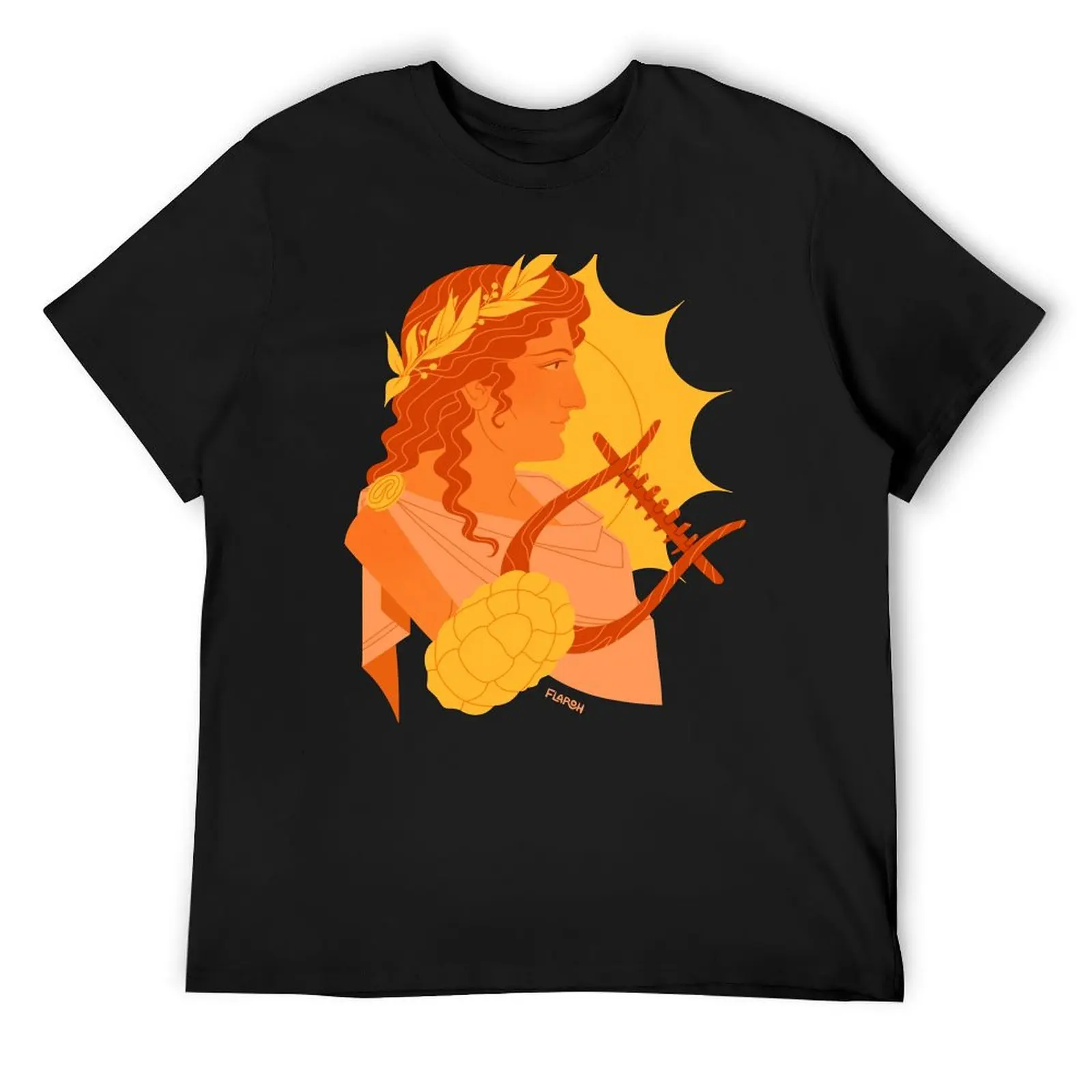 

Apollo Bust T-Shirt cotton graphic tees boys whites funny gifts Men's cotton t-shirt