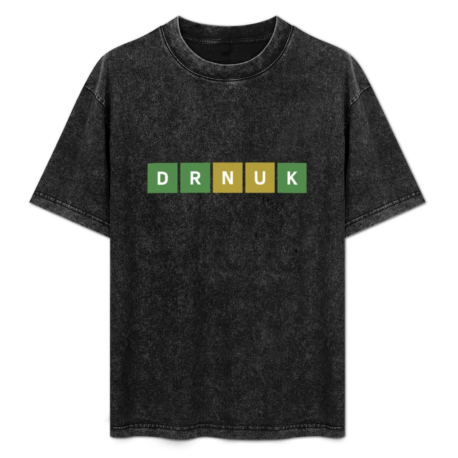 Drunk (Wordle Style) T-Shirt Independence Day Short Sleeve T-Shirt