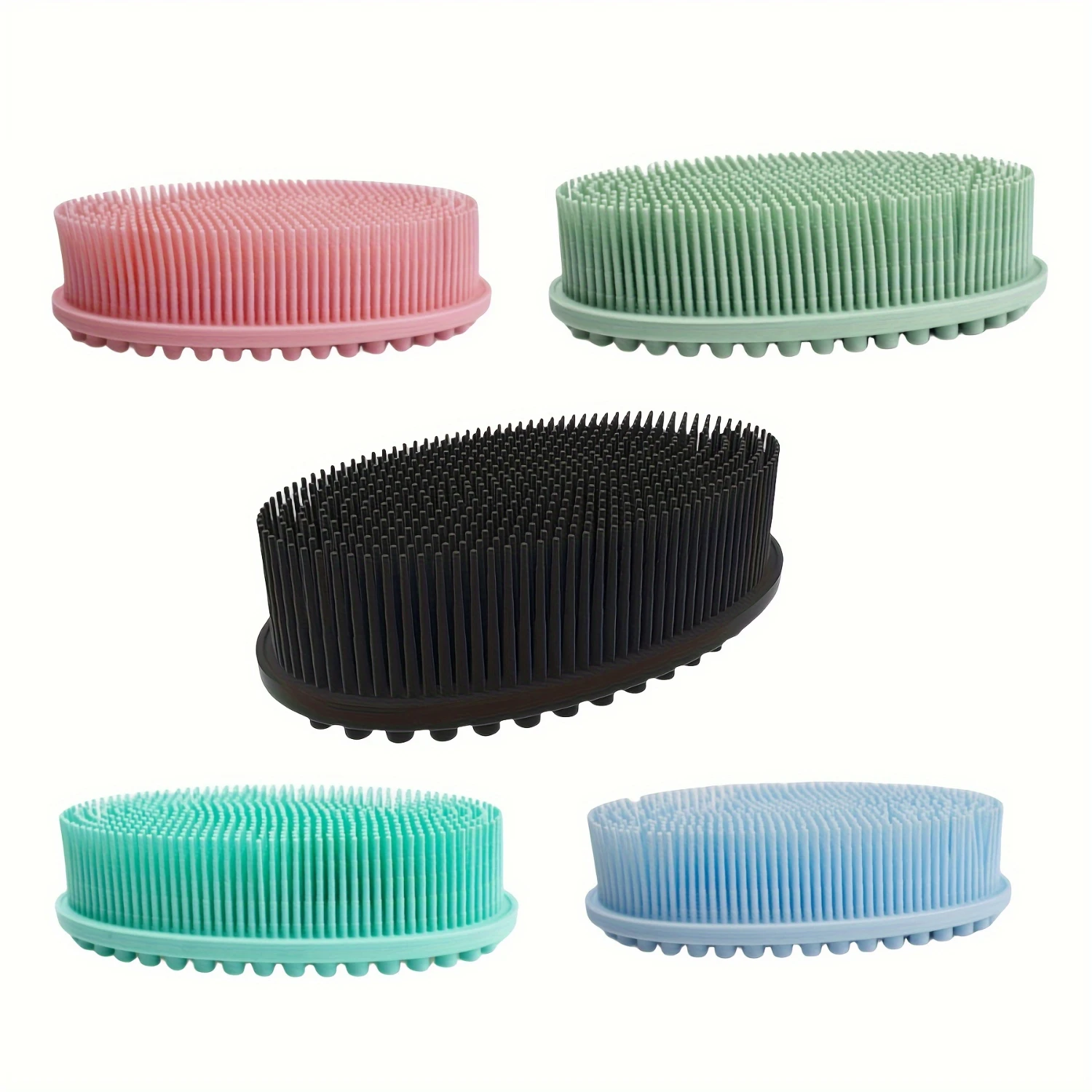 

Unscented Silicone Bath Scrubber - Gentle Exfoliation, Durable & Lather-Boosting for Daily Skincare